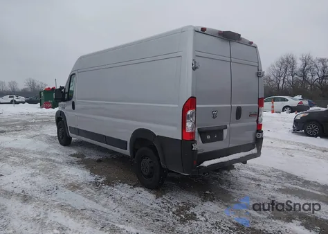 2022 Ram Promaster 2500 High Roof 159 Wb z USA, uszkodzony, nr VIN 3C6LRVDG2NE123344